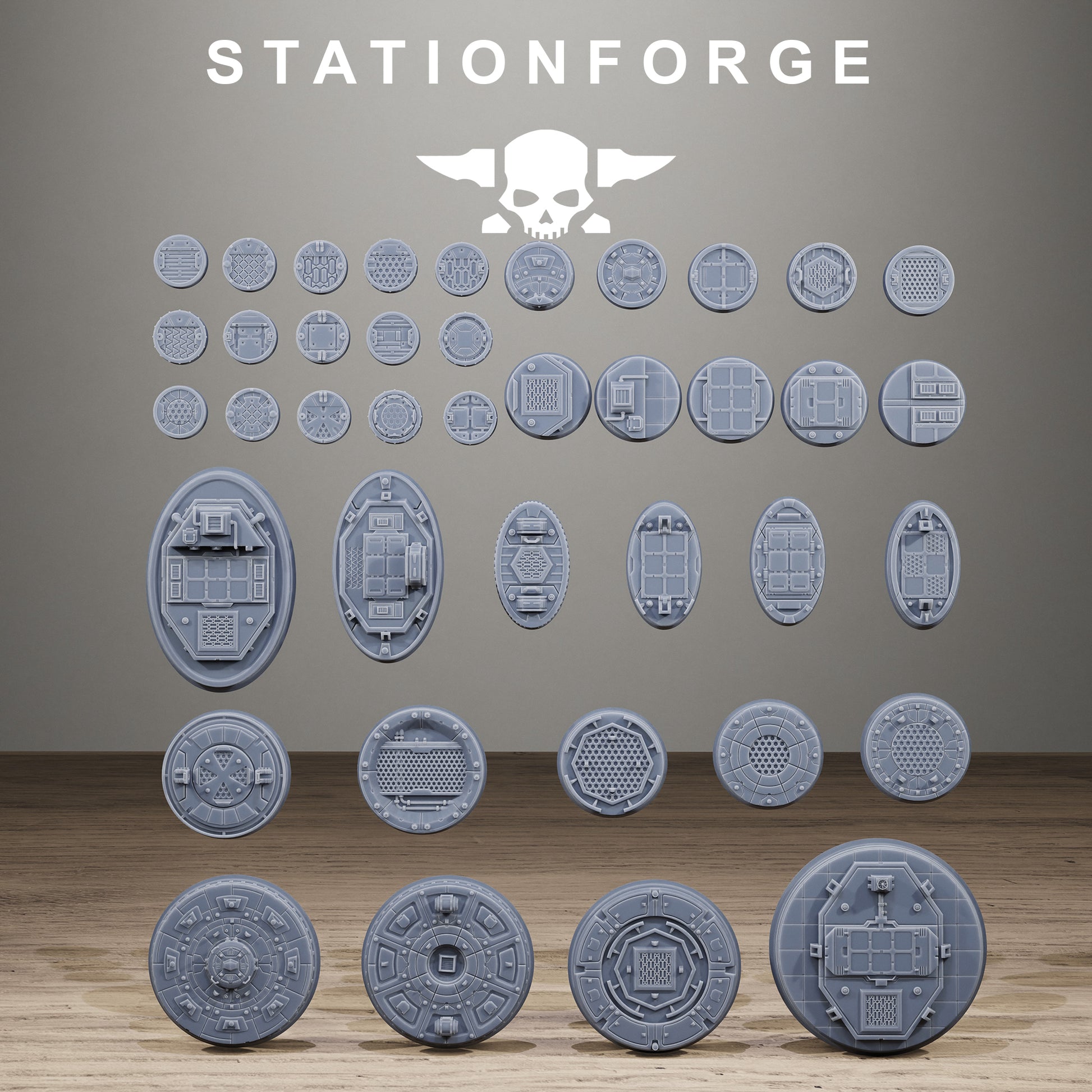 Cyberpunk Bases, Sci-Fi Grimdark Terrain by STATIONFORGE