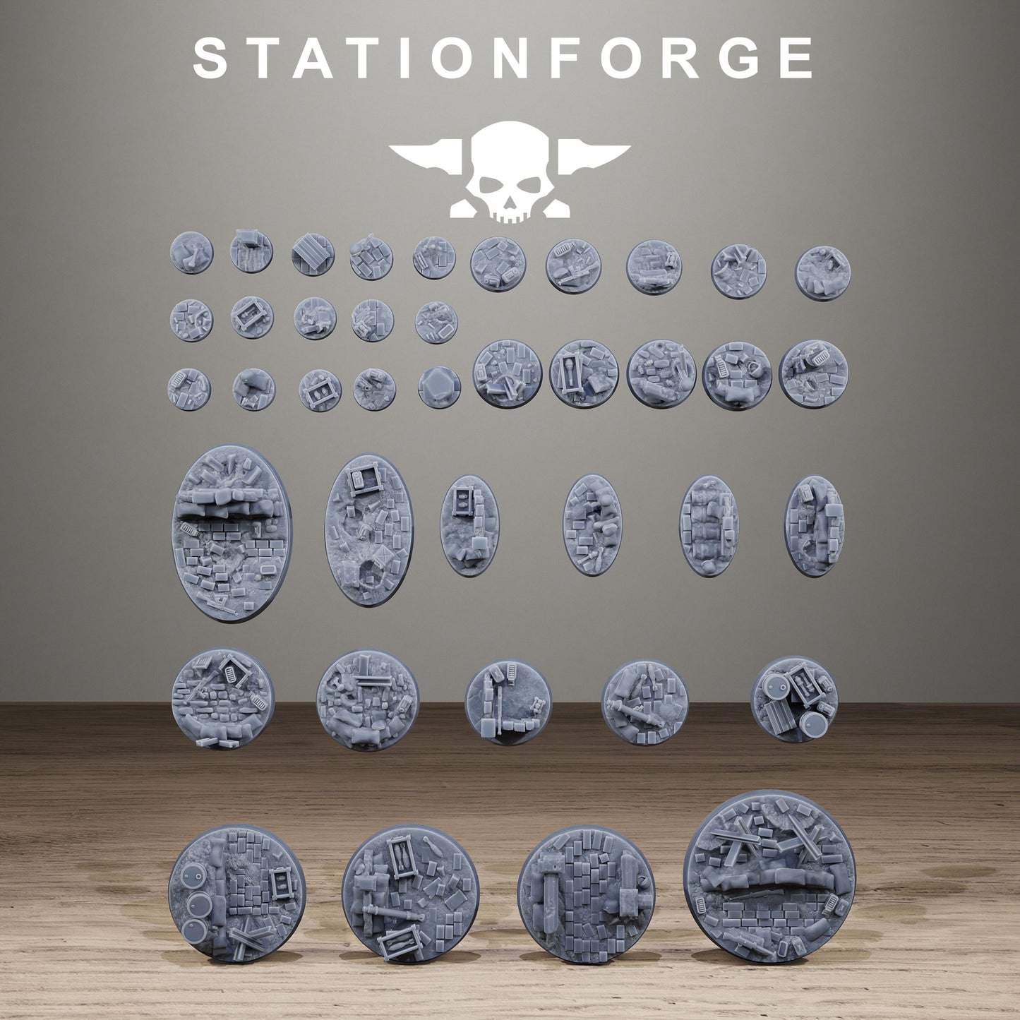 First World Bases, Sci-Fi Grimdark Terrain by STATIONFORGE