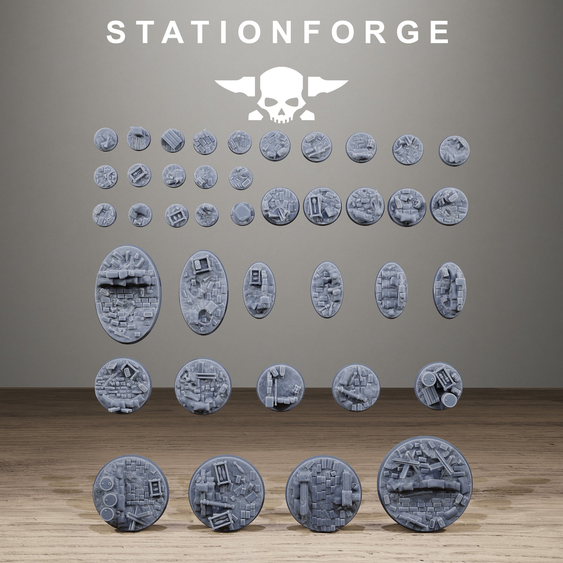 First World Bases, Sci-Fi Grimdark Terrain by STATIONFORGE