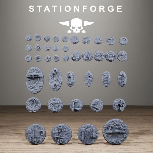 First World Bases, Sci-Fi Grimdark Terrain by STATIONFORGE