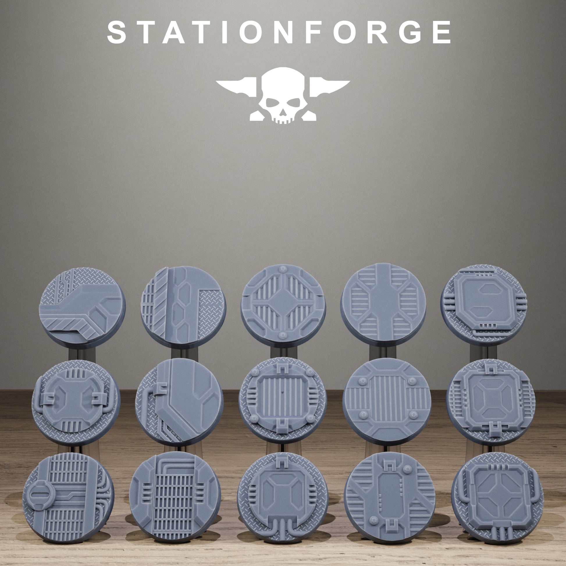 Metal Industrial Bases, Sci-Fi Grimdark Terrain by STATIONFORGE - photo 2