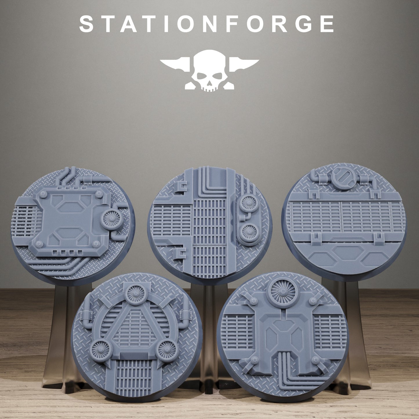 Metal Industrial Bases, Sci-Fi Grimdark Terrain by STATIONFORGE - photo 4
