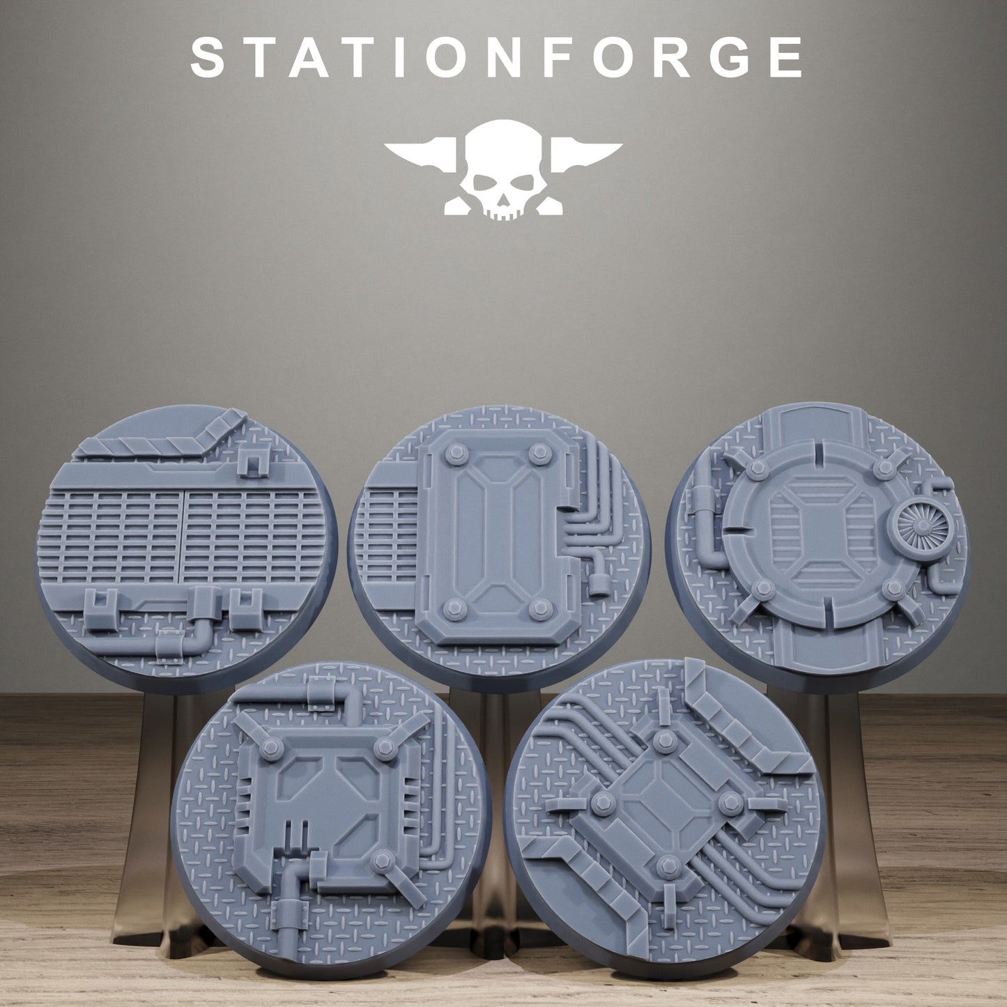 Metal Industrial Bases, Sci-Fi Grimdark Terrain by STATIONFORGE - photo 5