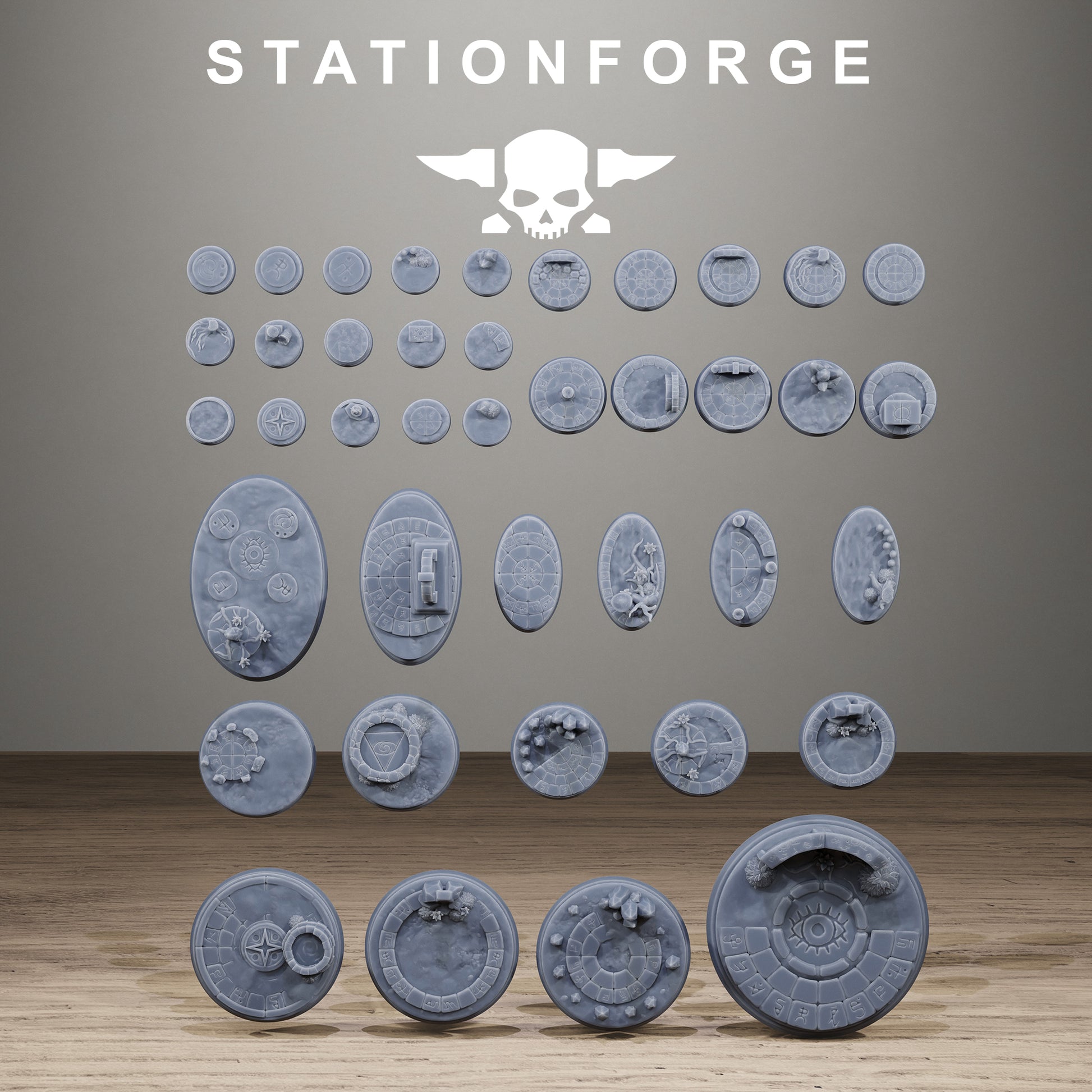 Mystic Bases, Sci-Fi Grimdark Terrain by STATIONFORGE