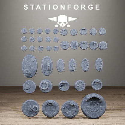 Mystic Bases, Sci-Fi Grimdark Terrain by STATIONFORGE