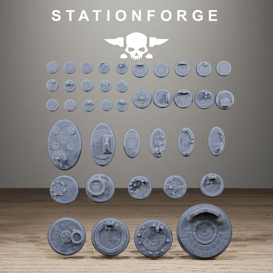 Mystic Bases, Sci-Fi Grimdark Terrain by STATIONFORGE