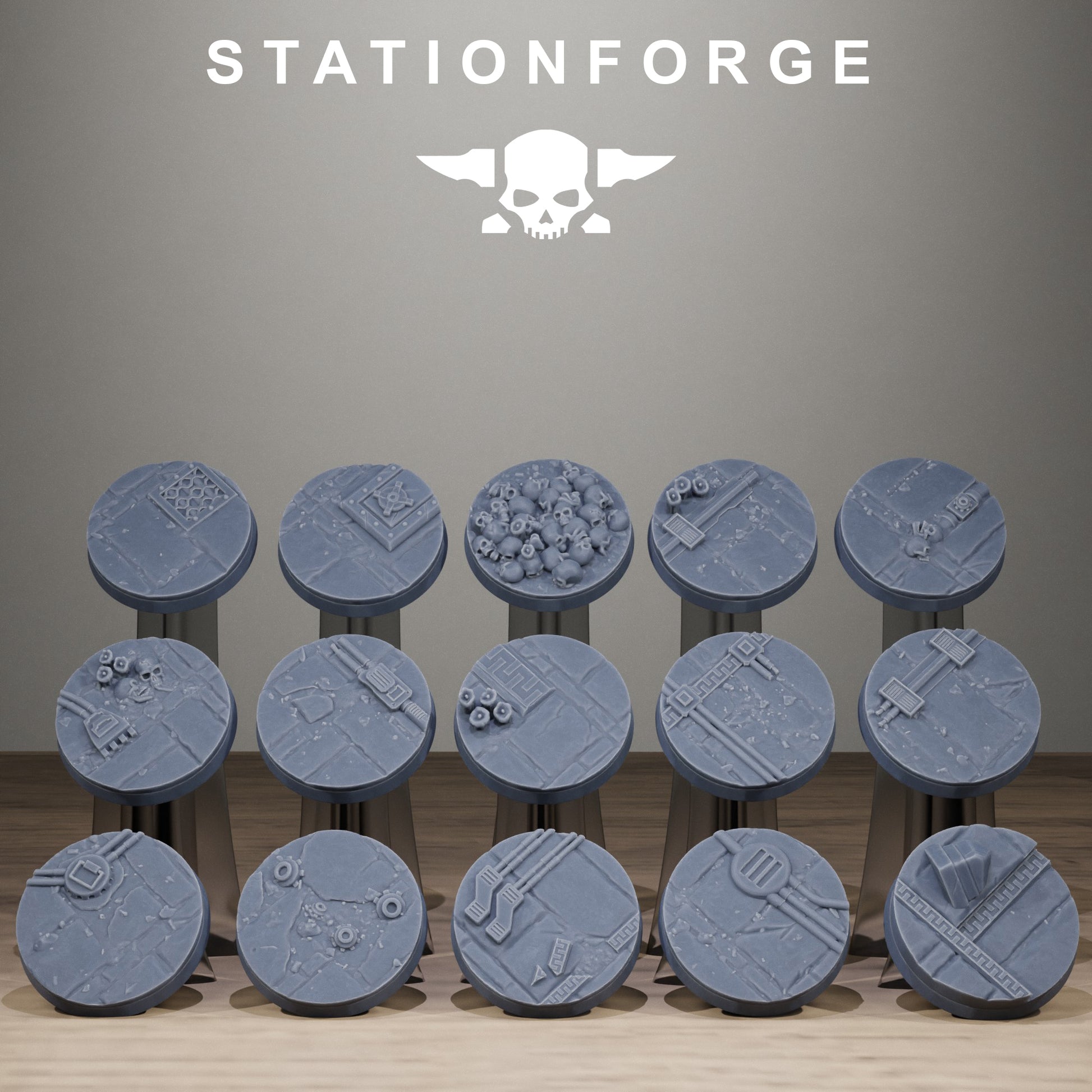 Stone Industrial Bases, Sci-Fi Grimdark Terrain by STATIONFORGE - photo 2