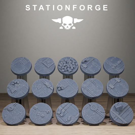 Stone Industrial Bases, Sci-Fi Grimdark Terrain by STATIONFORGE - photo 2