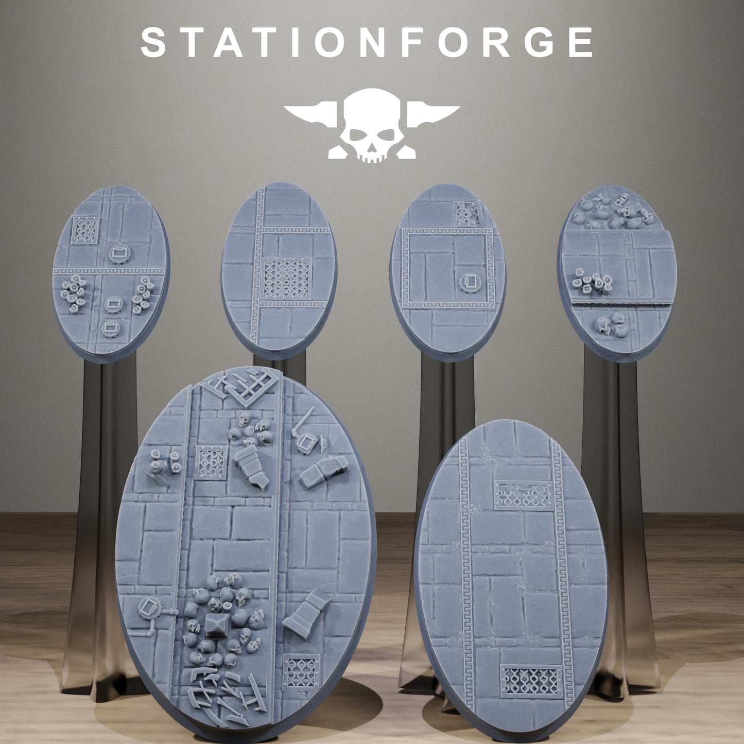 Stone Industrial Bases, Sci-Fi Grimdark Terrain by STATIONFORGE - photo 3