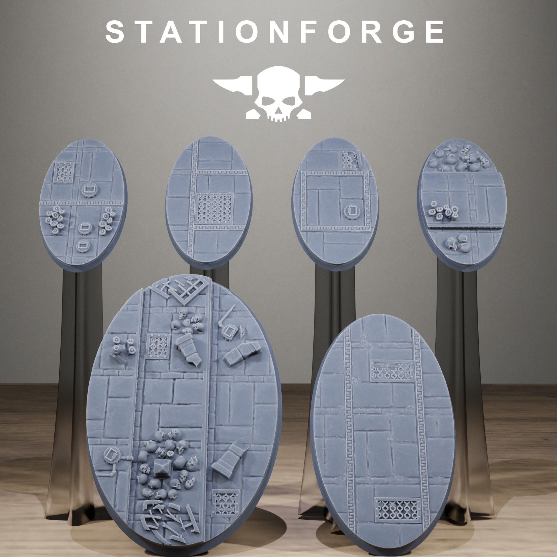 Stone Industrial Bases, Sci-Fi Grimdark Terrain by STATIONFORGE - photo 3