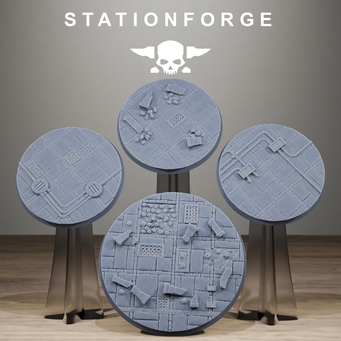 Stone Industrial Bases, Sci-Fi Grimdark Terrain by STATIONFORGE - photo 4