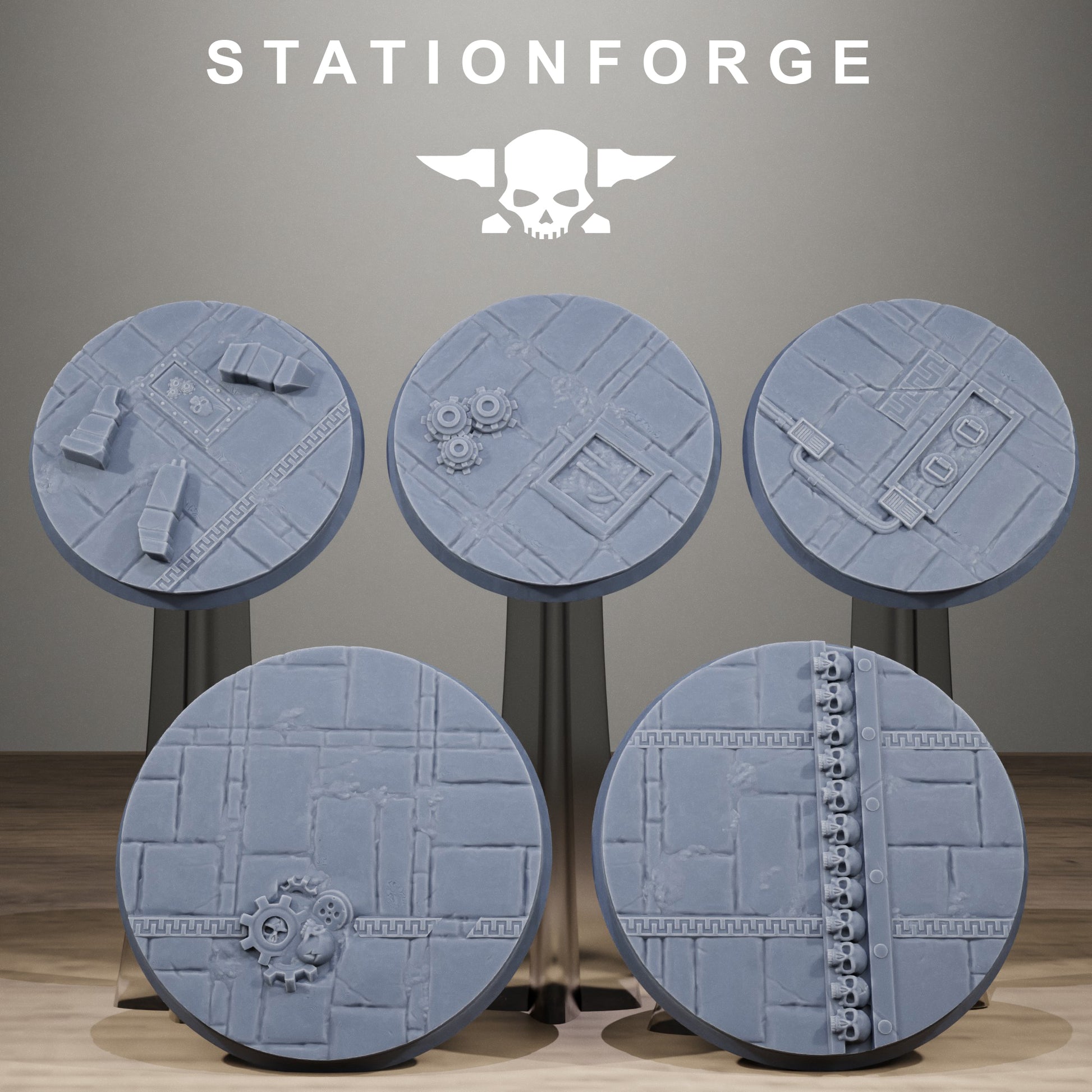 Stone Industrial Bases, Sci-Fi Grimdark Terrain by STATIONFORGE - photo 5