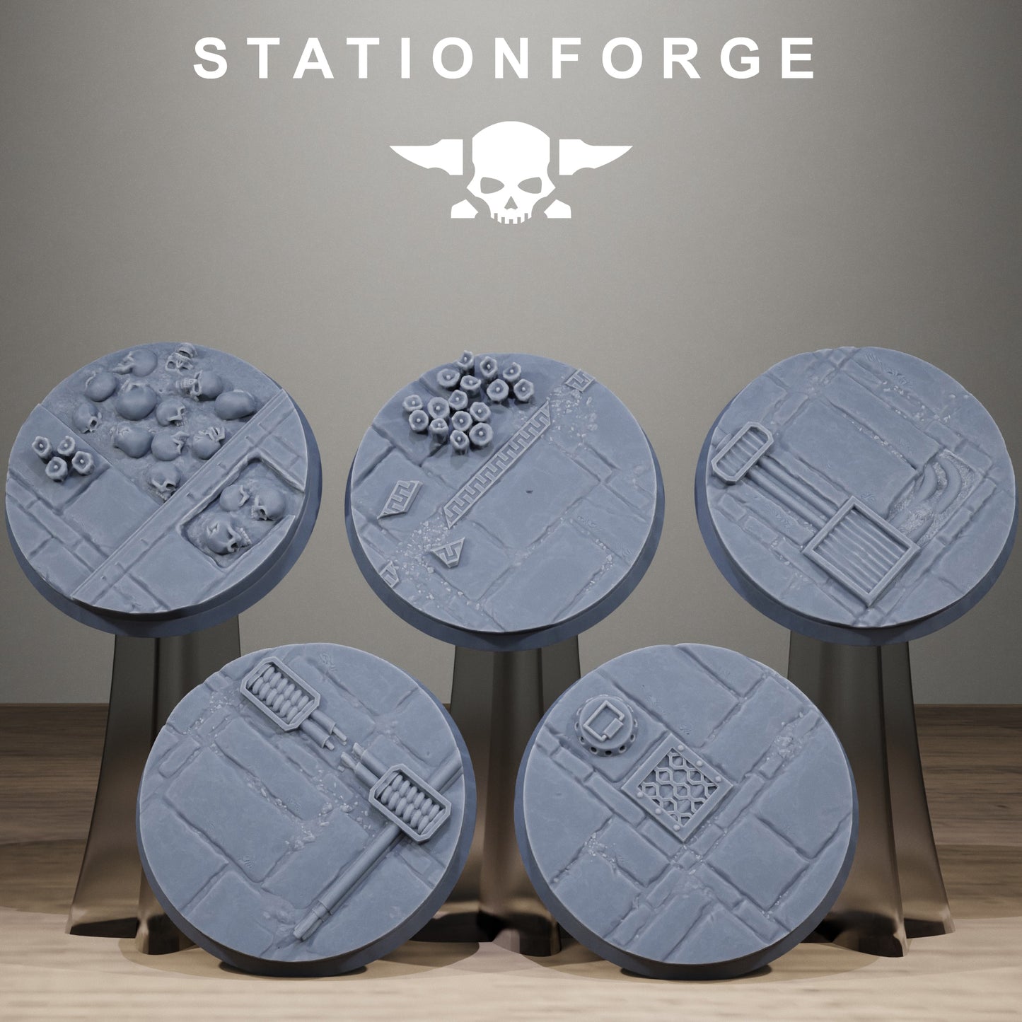 Stone Industrial Bases, Sci-Fi Grimdark Terrain by STATIONFORGE - photo 6