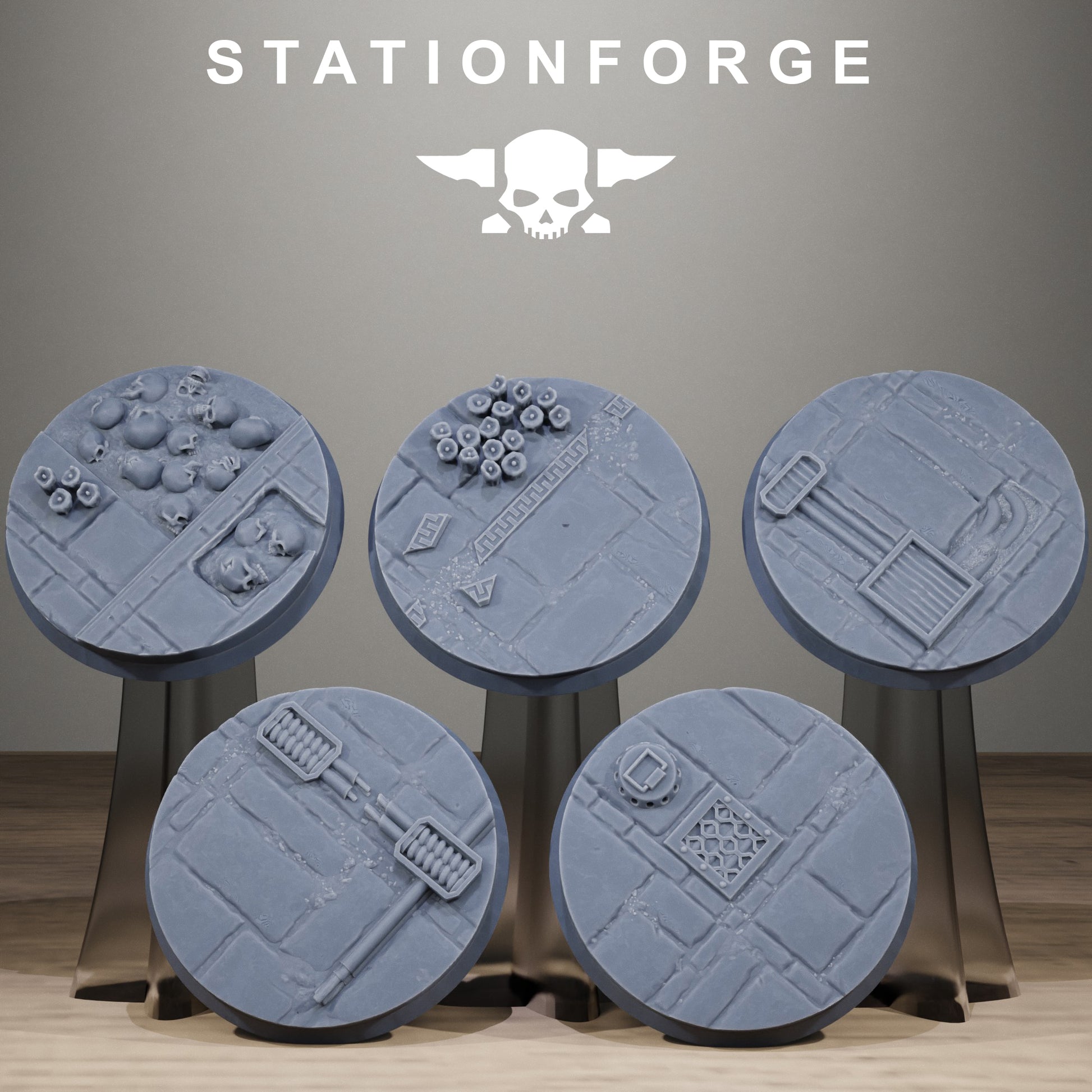 Stone Industrial Bases, Sci-Fi Grimdark Terrain by STATIONFORGE - photo 6