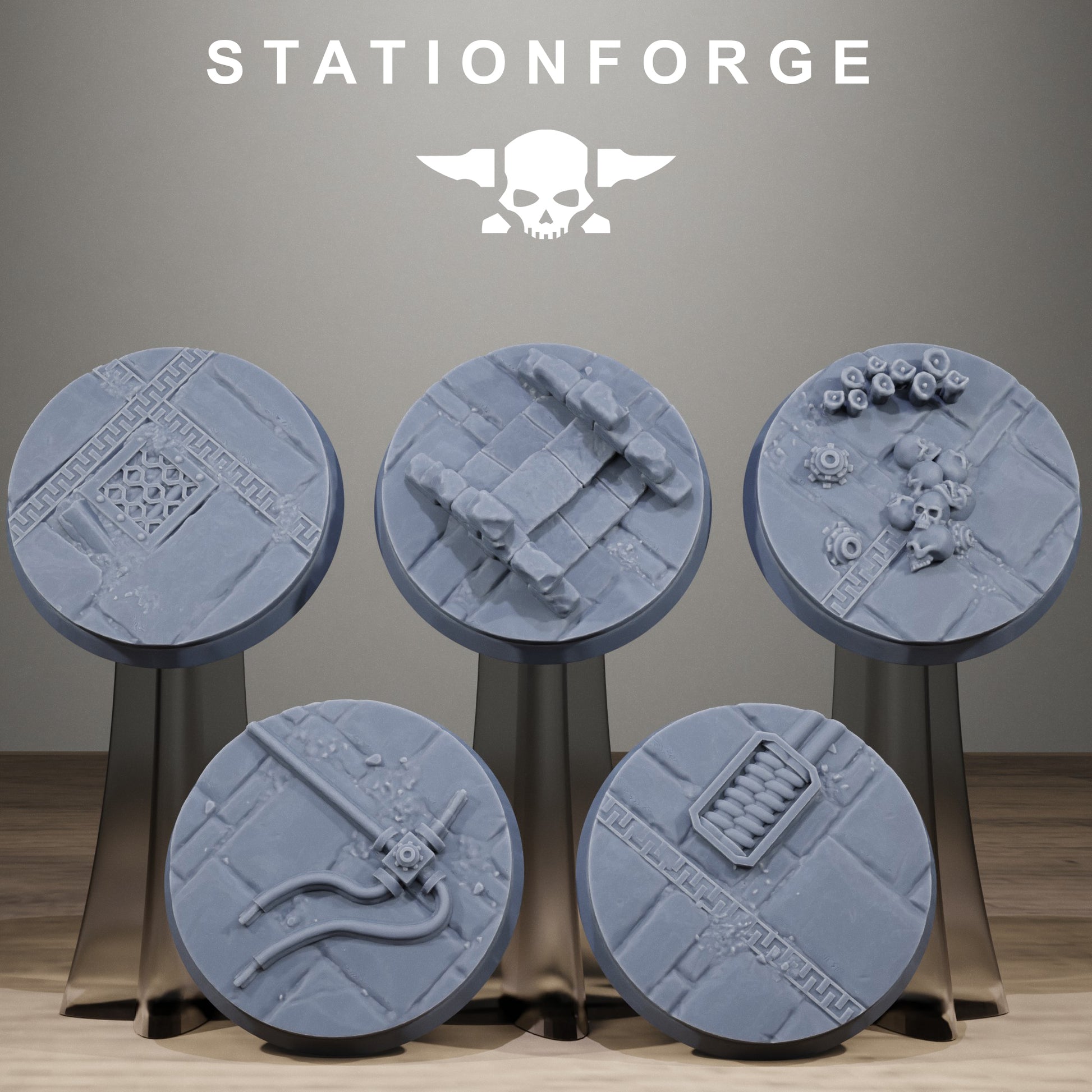 Stone Industrial Bases, Sci-Fi Grimdark Terrain by STATIONFORGE - photo 7