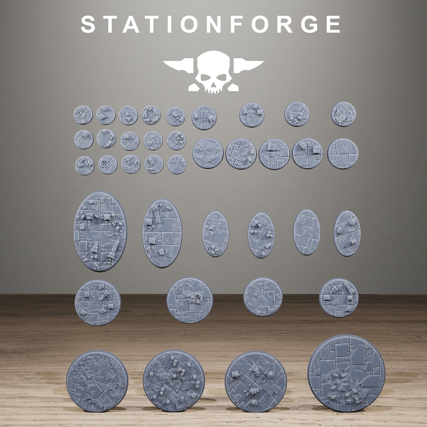 Temple Bases, Sci-Fi Grimdark Terrain by STATIONFORGE