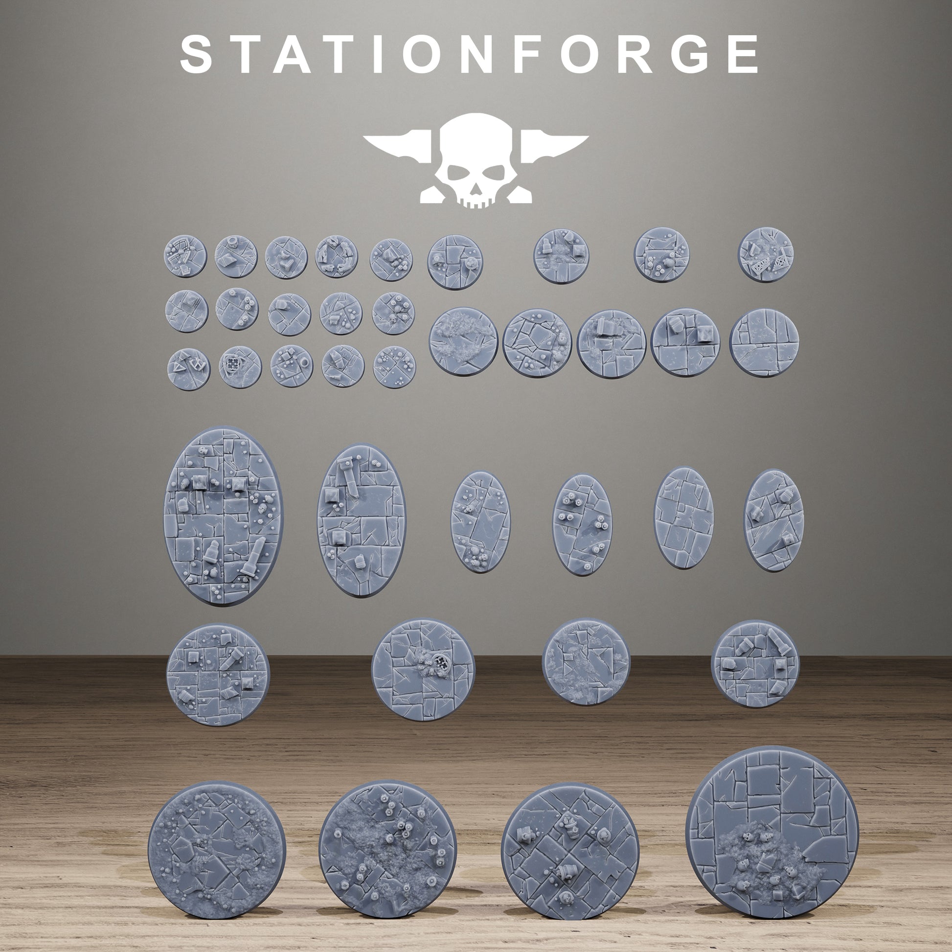 Temple Bases, Sci-Fi Grimdark Terrain by STATIONFORGE