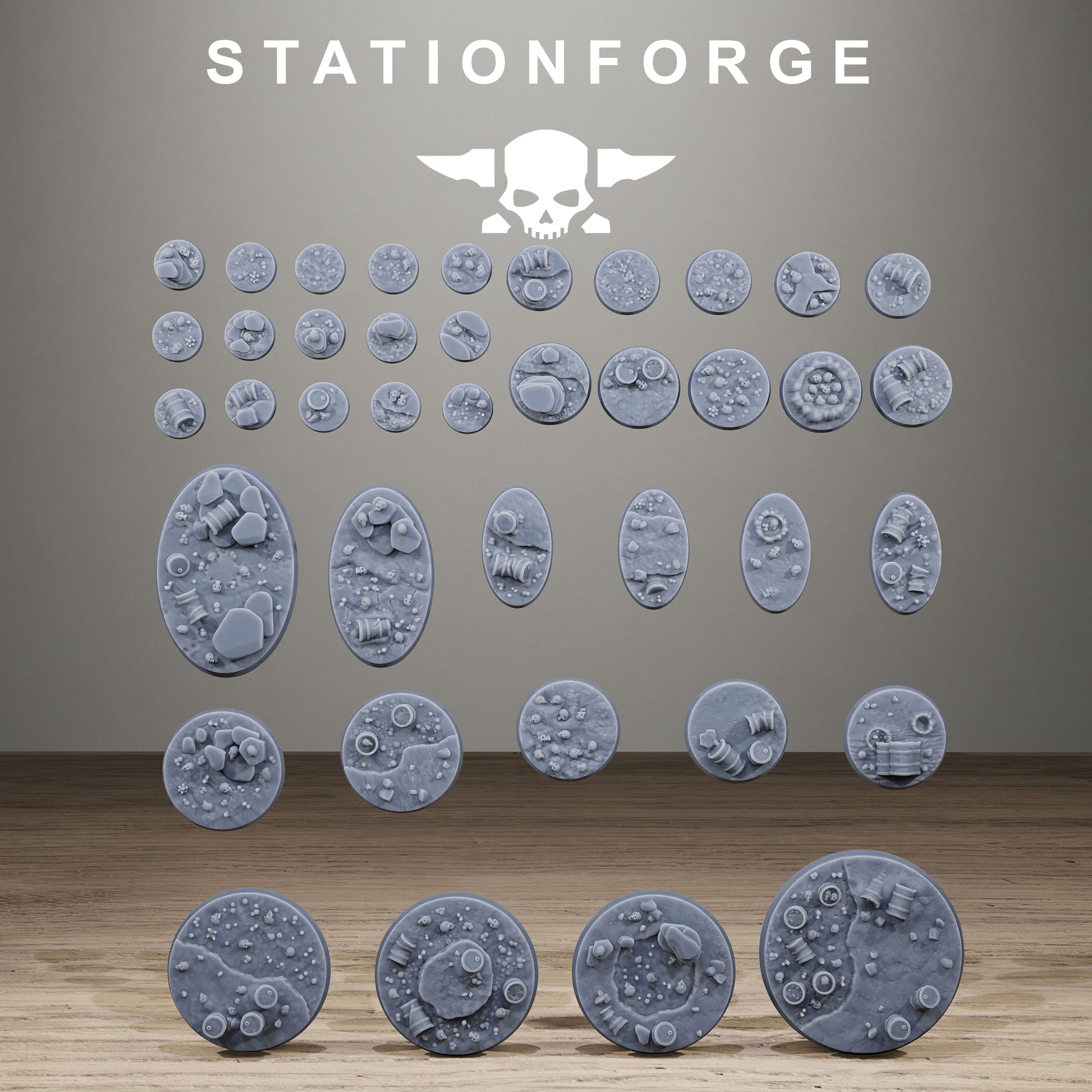 Toxic Bases, Sci-Fi Grimdark Terrain by STATIONFORGE