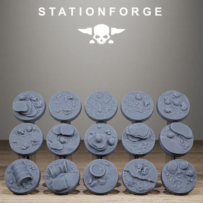 Toxic Bases, Sci-Fi Grimdark Terrain by STATIONFORGE - photo 2