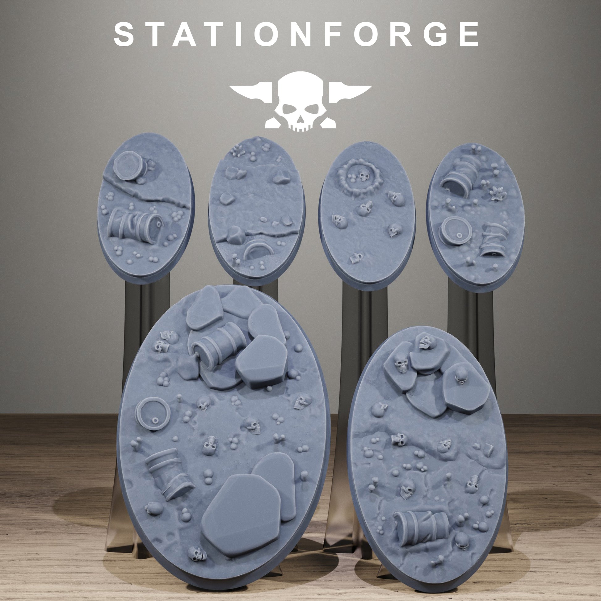 Toxic Bases, Sci-Fi Grimdark Terrain by STATIONFORGE - photo 3