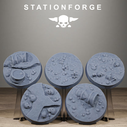 Toxic Bases, Sci-Fi Grimdark Terrain by STATIONFORGE - photo 4