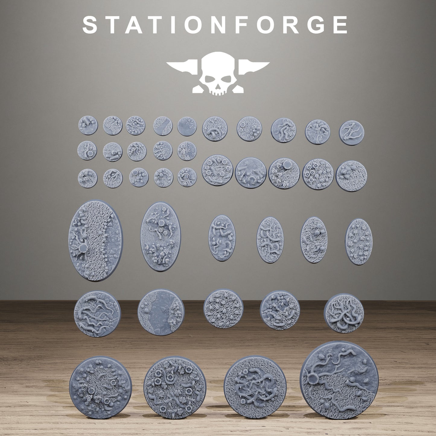 Woodland Bases, Sci-Fi Grimdark Terrain by STATIONFORGE