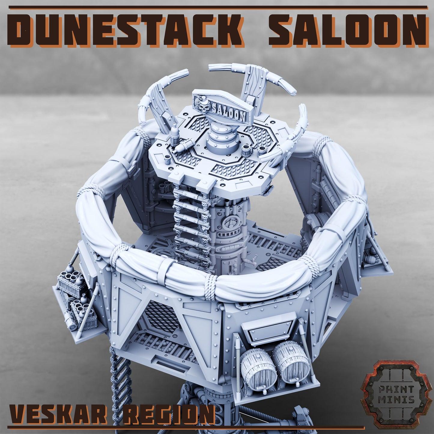 Veskar Region, Modular Sci-Fi Miniatures by STATIONFORGE, Grimdark Wargames Proxy