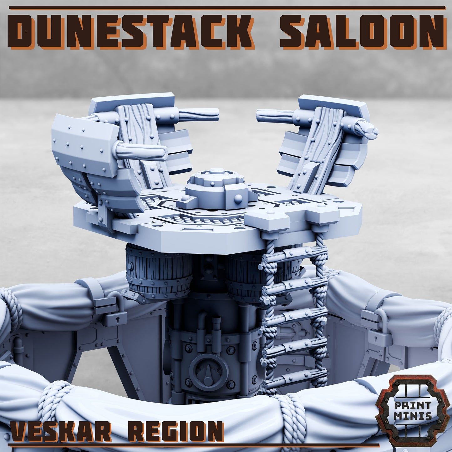 Veskar Region, Modular Sci-Fi Miniatures by STATIONFORGE, Grimdark Wargames Proxy