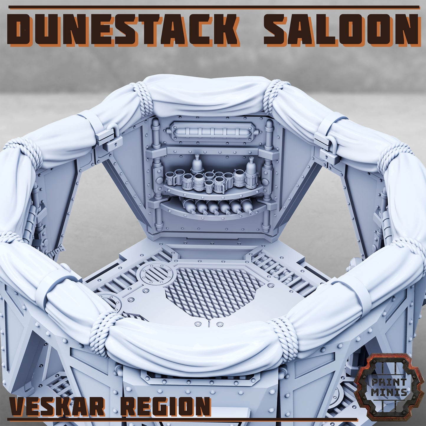 Veskar Region, Modular Sci-Fi Miniatures by STATIONFORGE, Grimdark Wargames Proxy