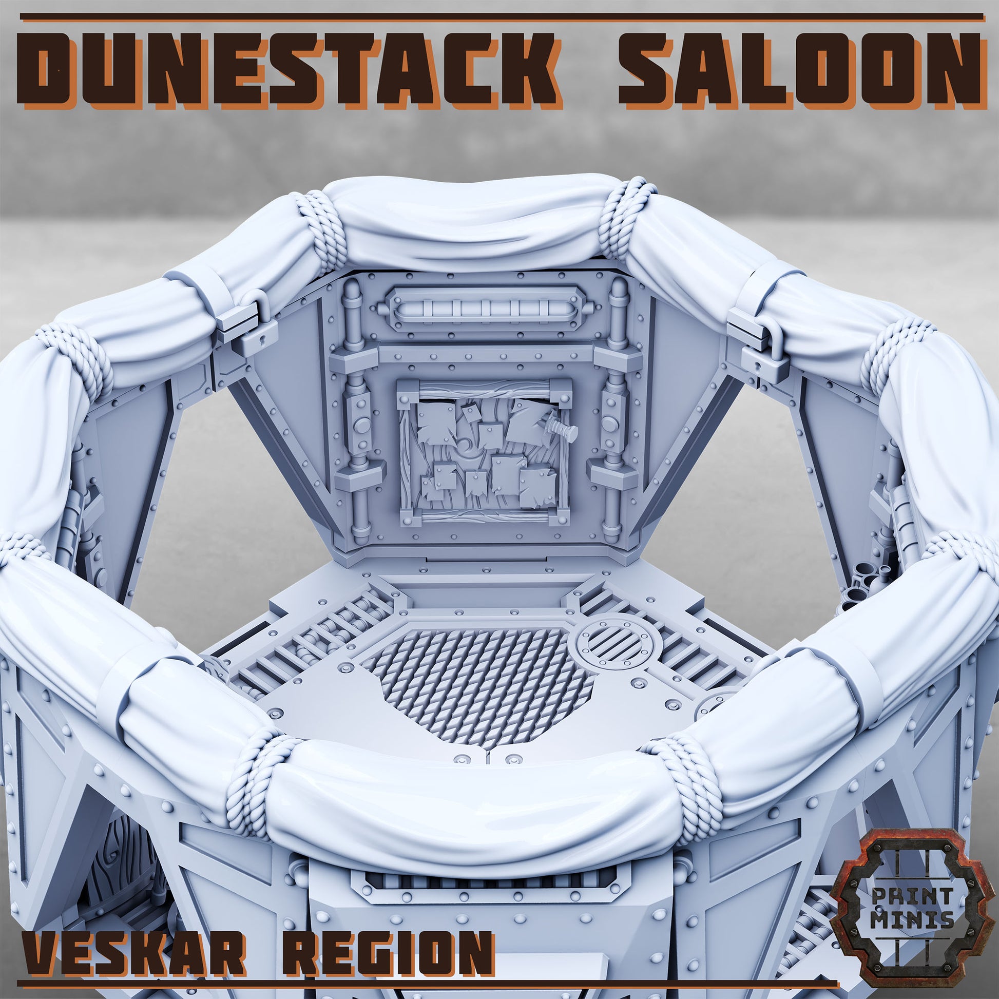 Veskar Region, Modular Sci-Fi Miniatures by STATIONFORGE, Grimdark Wargames Proxy