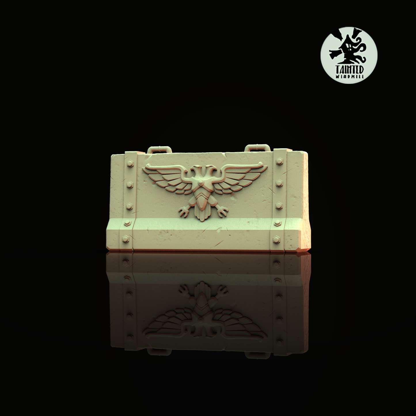 Gothic Barricades Set 1 (Supports Incoming), Sci-Fi Grimdark Terrain by STATIONFORGE