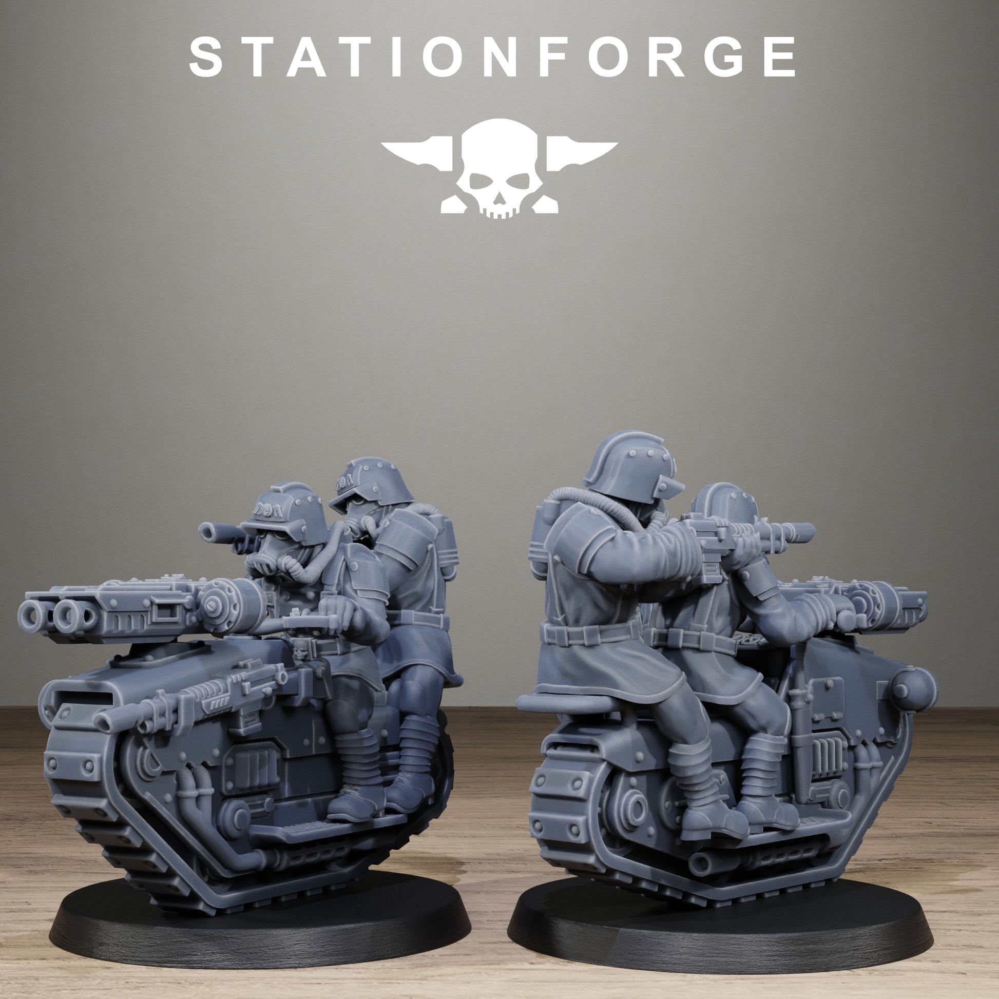 Grimguard War Treader, Modular Sci-Fi Imperial Infantry by STATIONFORGE, Grimdark Wargames Proxy - photo 2