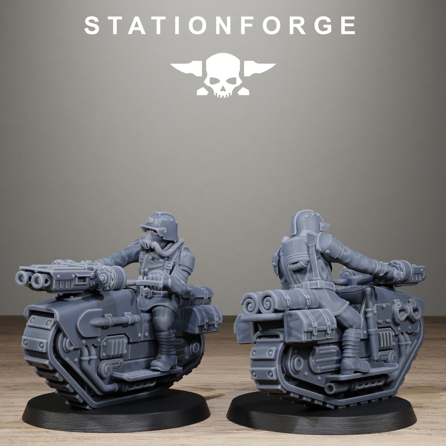 Grimguard War Treader, Modular Sci-Fi Imperial Infantry by STATIONFORGE, Grimdark Wargames Proxy - photo 3