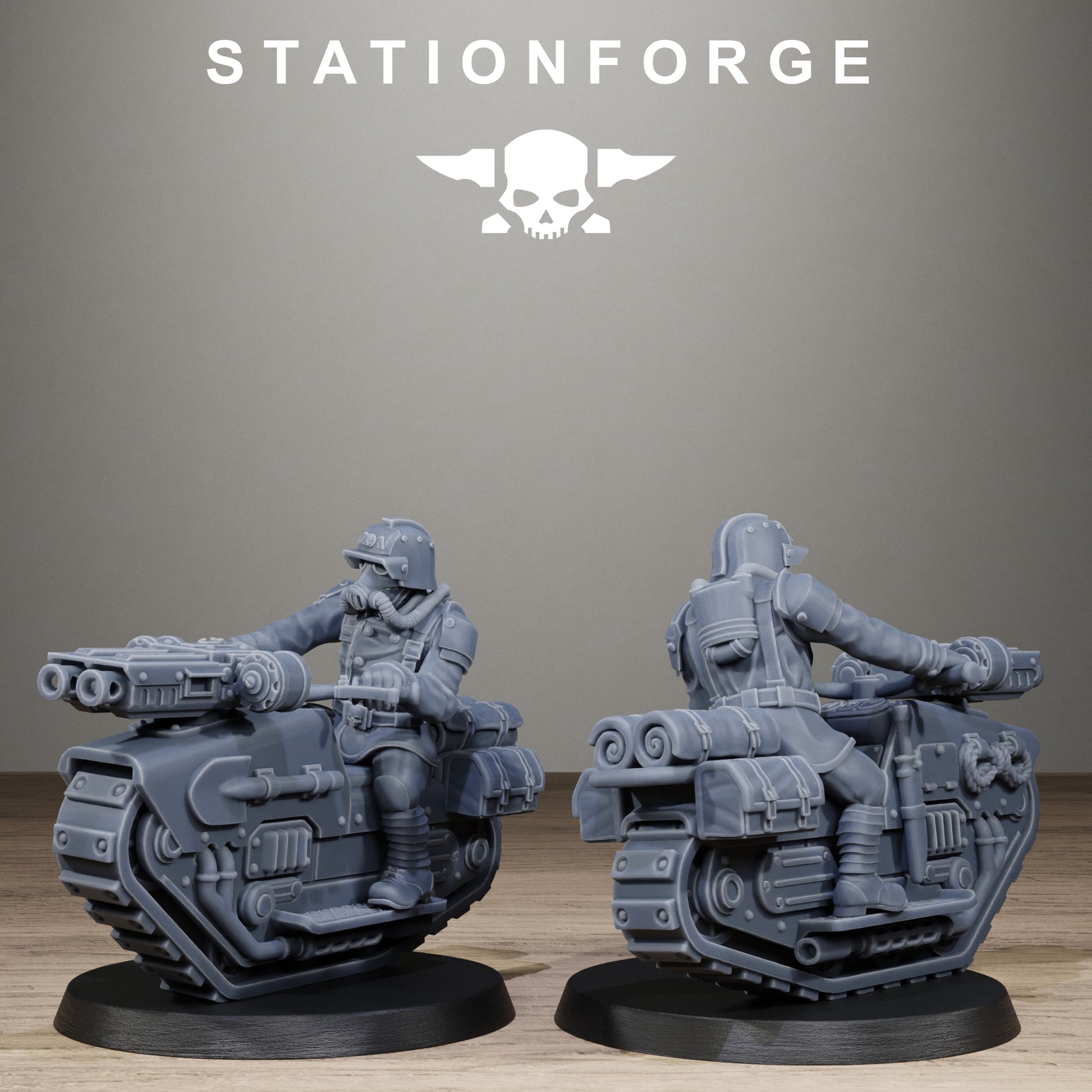 Grimguard War Treader, Modular Sci-Fi Imperial Infantry by STATIONFORGE, Grimdark Wargames Proxy - photo 3