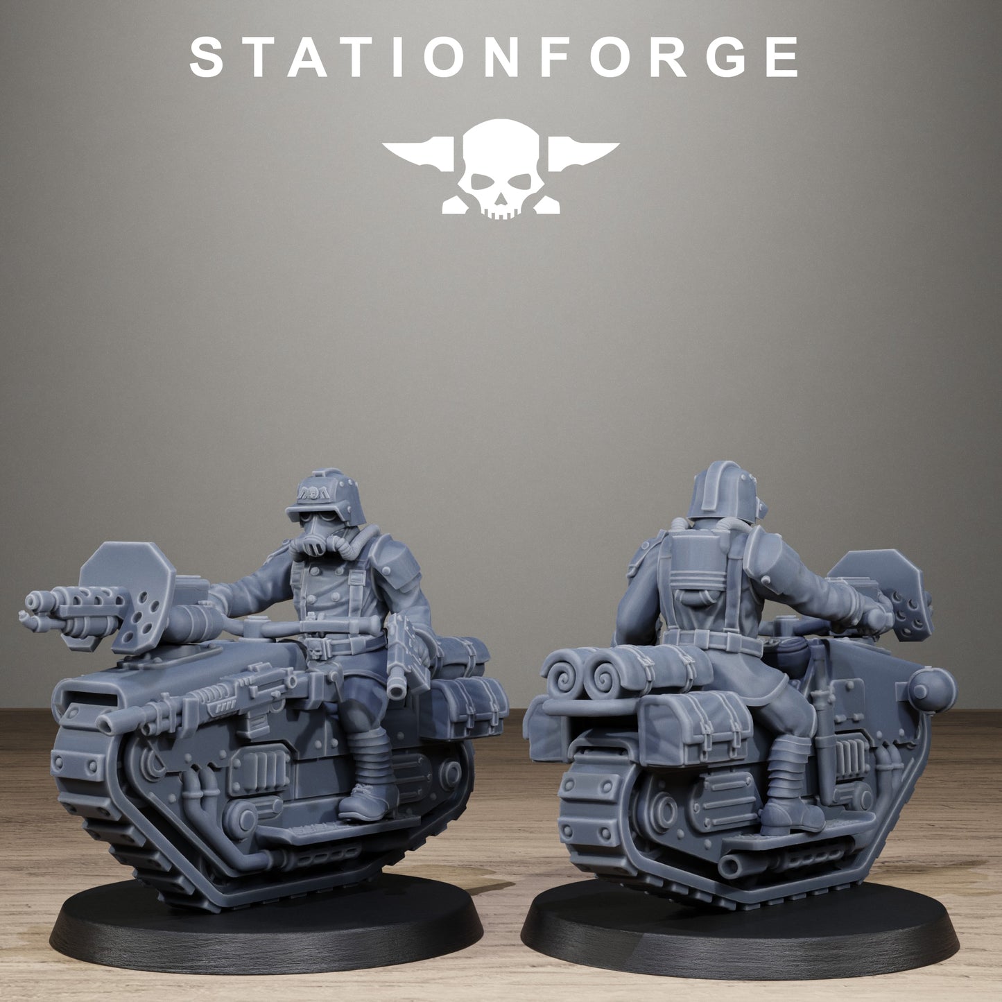 Grimguard War Treader, Modular Sci-Fi Imperial Infantry by STATIONFORGE, Grimdark Wargames Proxy - photo 4