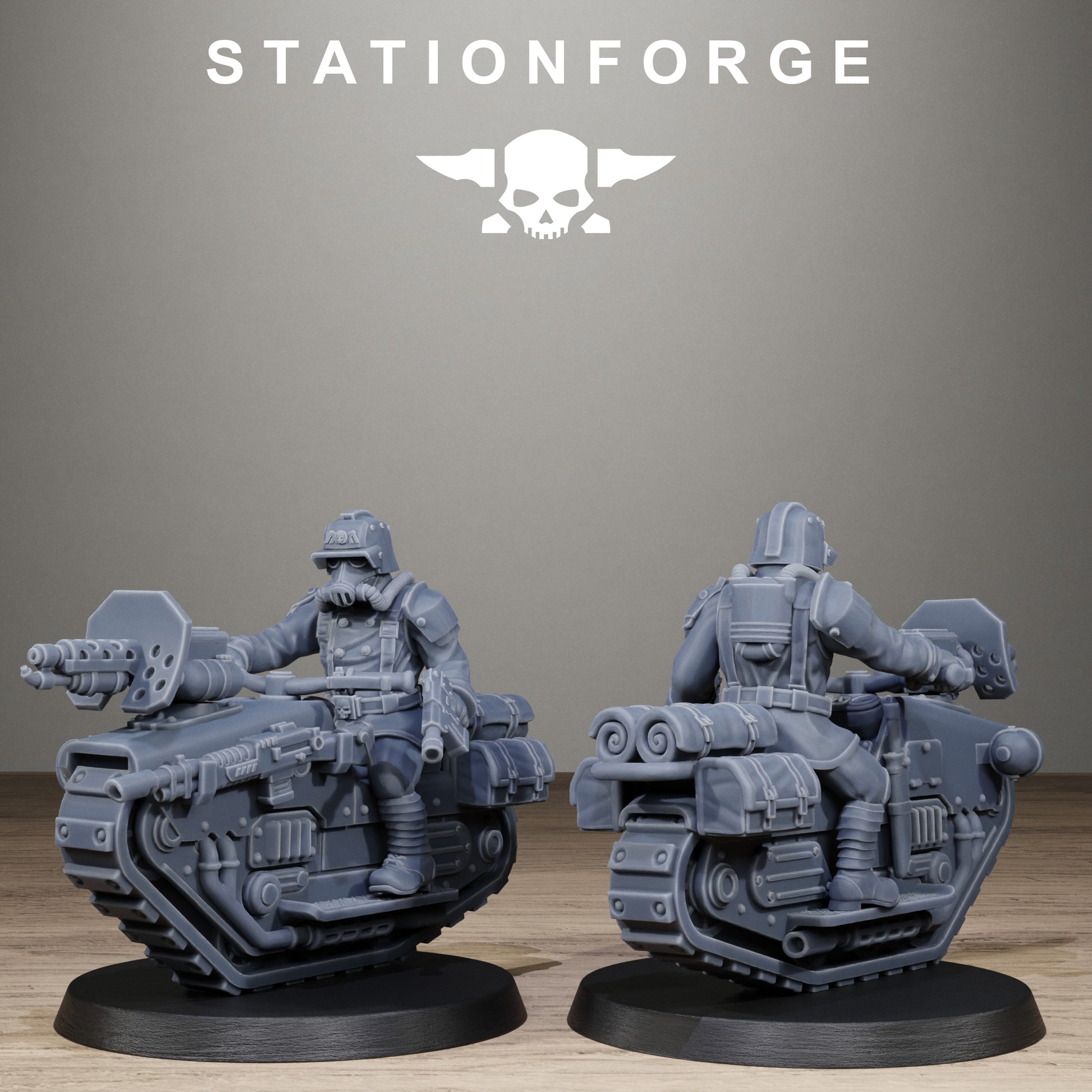 Grimguard War Treader, Modular Sci-Fi Imperial Infantry by STATIONFORGE, Grimdark Wargames Proxy - photo 4