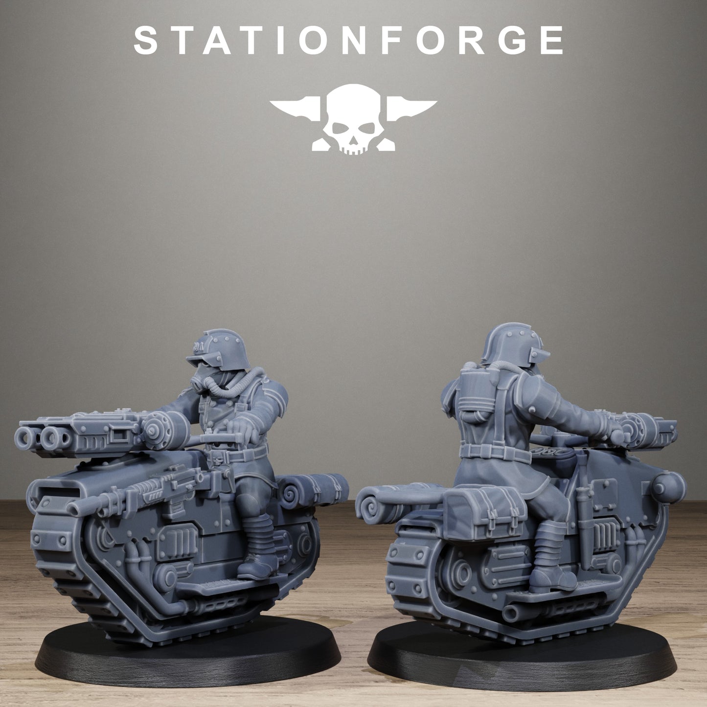 Grimguard War Treader, Modular Sci-Fi Imperial Infantry by STATIONFORGE, Grimdark Wargames Proxy - photo 5