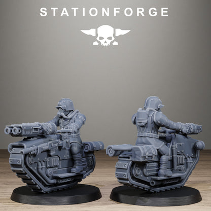 Grimguard War Treader, Modular Sci-Fi Imperial Infantry by STATIONFORGE, Grimdark Wargames Proxy - photo 5