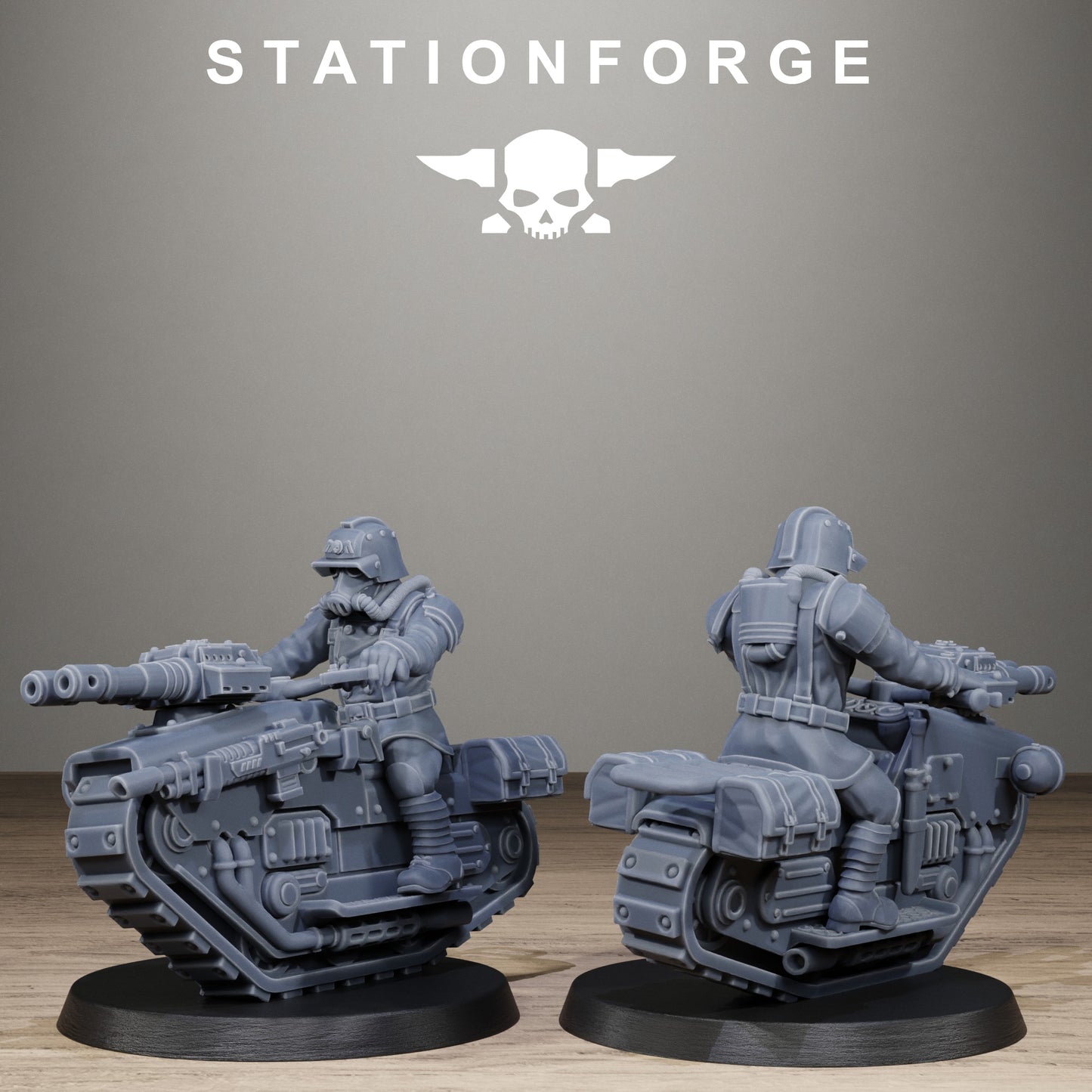 Grimguard War Treader, Modular Sci-Fi Imperial Infantry by STATIONFORGE, Grimdark Wargames Proxy - photo 7