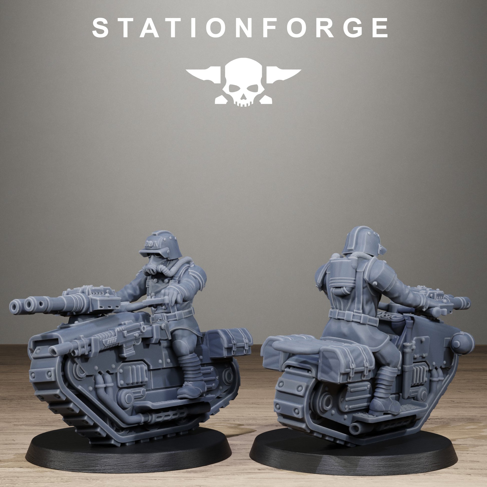 Grimguard War Treader, Modular Sci-Fi Imperial Infantry by STATIONFORGE, Grimdark Wargames Proxy - photo 7
