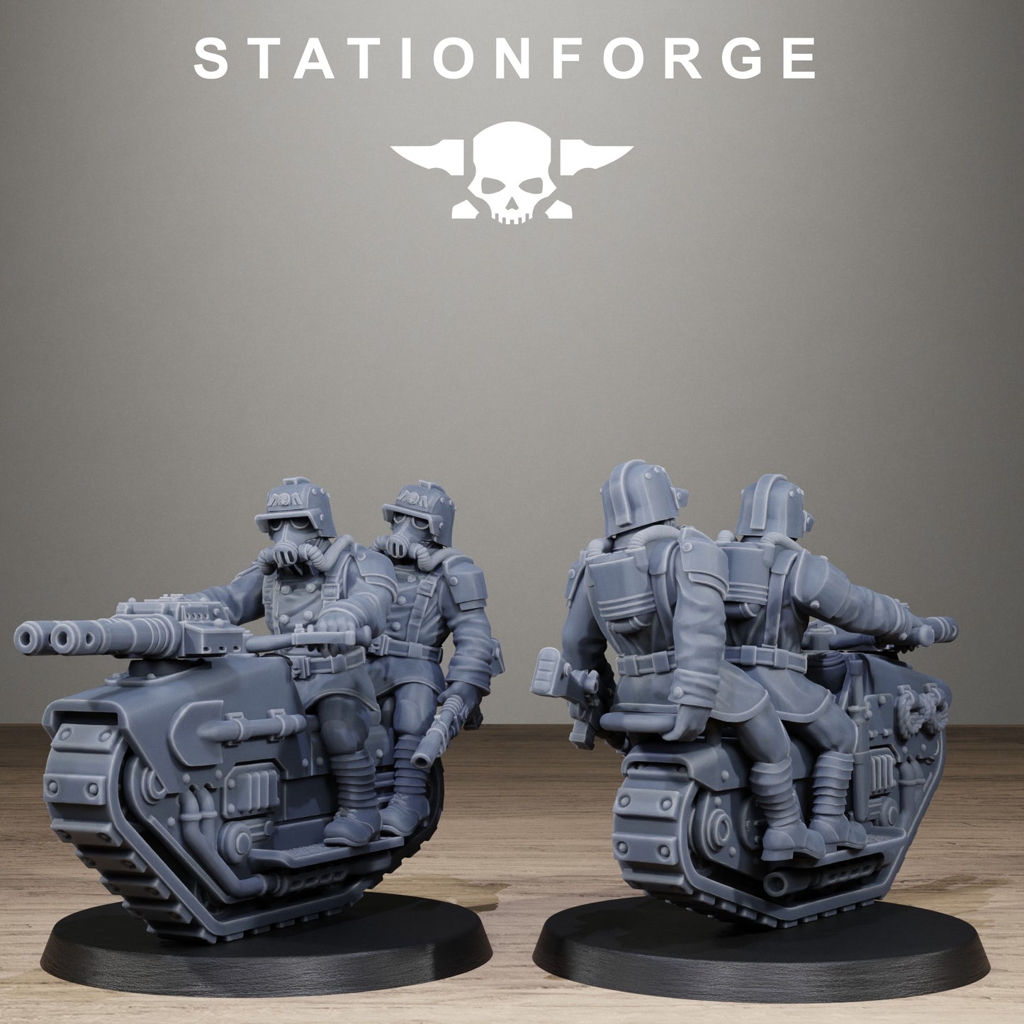 Grimguard War Treader, Modular Sci-Fi Imperial Infantry by STATIONFORGE, Grimdark Wargames Proxy - photo 8
