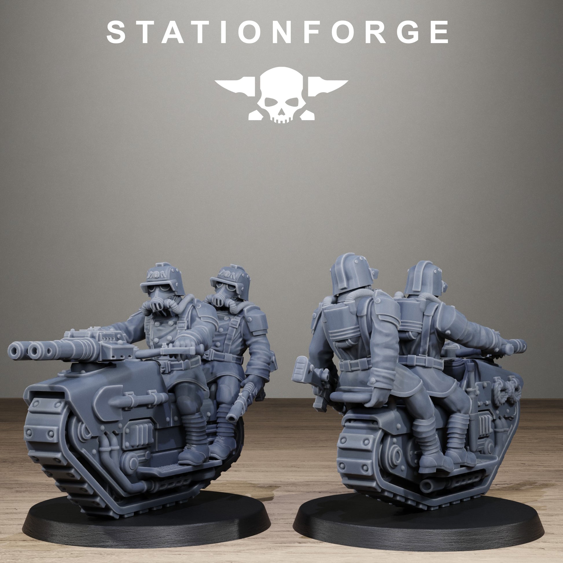 Grimguard War Treader, Modular Sci-Fi Imperial Infantry by STATIONFORGE, Grimdark Wargames Proxy - photo 8