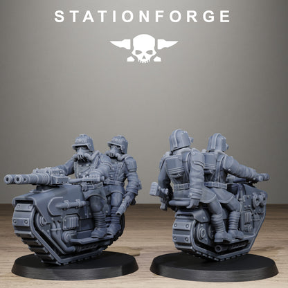 Grimguard War Treader, Modular Sci-Fi Imperial Infantry by STATIONFORGE, Grimdark Wargames Proxy - photo 8
