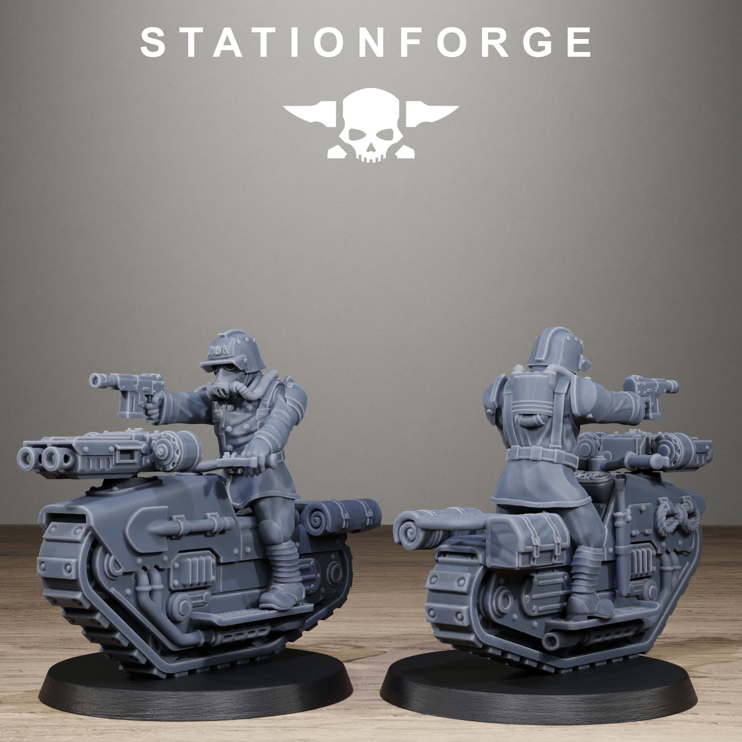 Grimguard War Treader, Modular Sci-Fi Imperial Infantry by STATIONFORGE, Grimdark Wargames Proxy - photo 9
