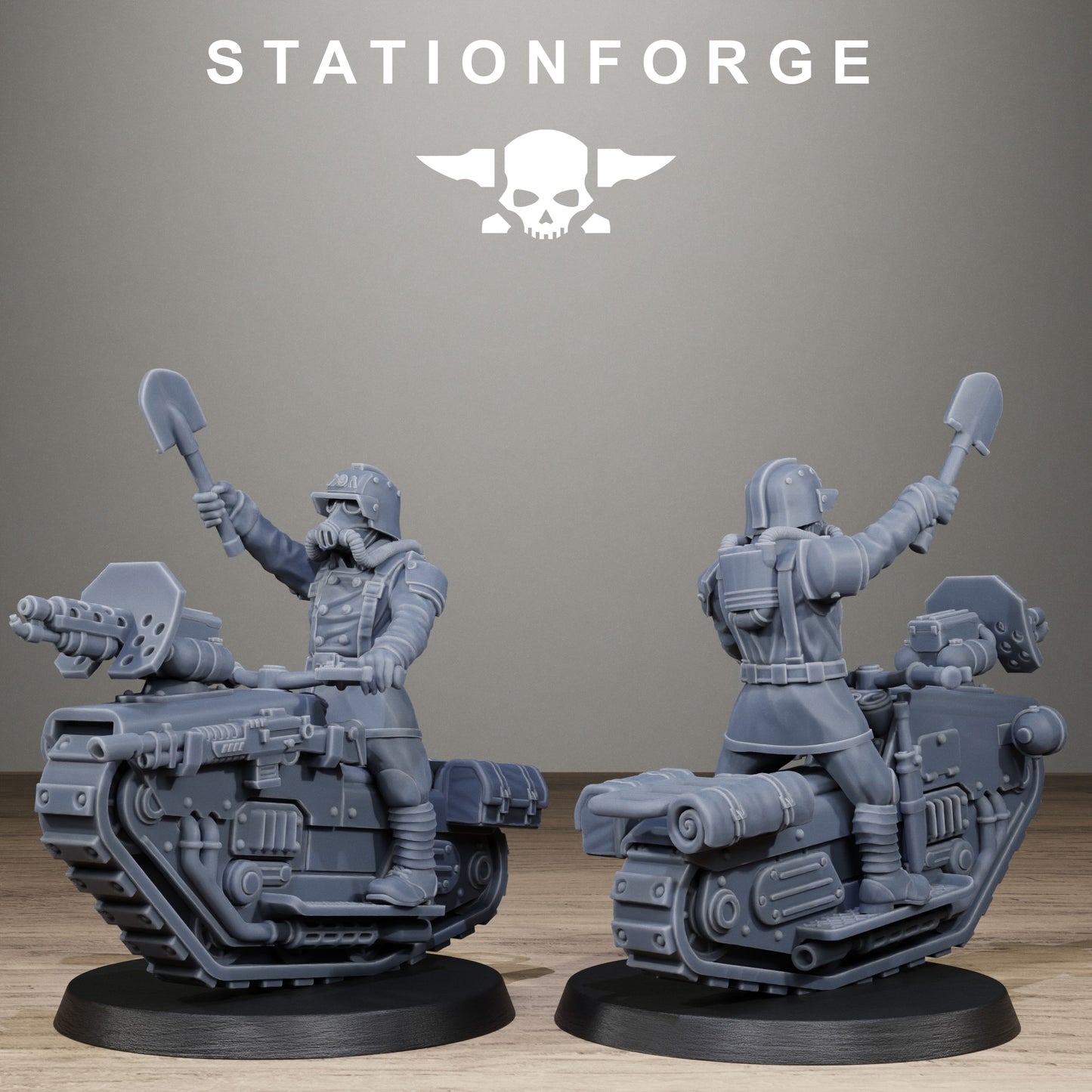 Grimguard War Treader, Modular Sci-Fi Imperial Infantry by STATIONFORGE, Grimdark Wargames Proxy - photo 10