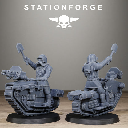 Grimguard War Treader, Modular Sci-Fi Imperial Infantry by STATIONFORGE, Grimdark Wargames Proxy - photo 10