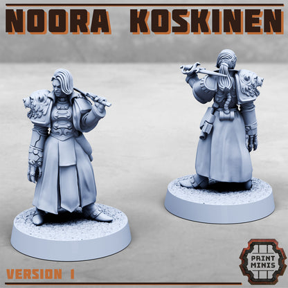 Koskinen Family - Noora and Eerik - Sci-Fi Grimdark Mercenaries by Print Minis - photo 4