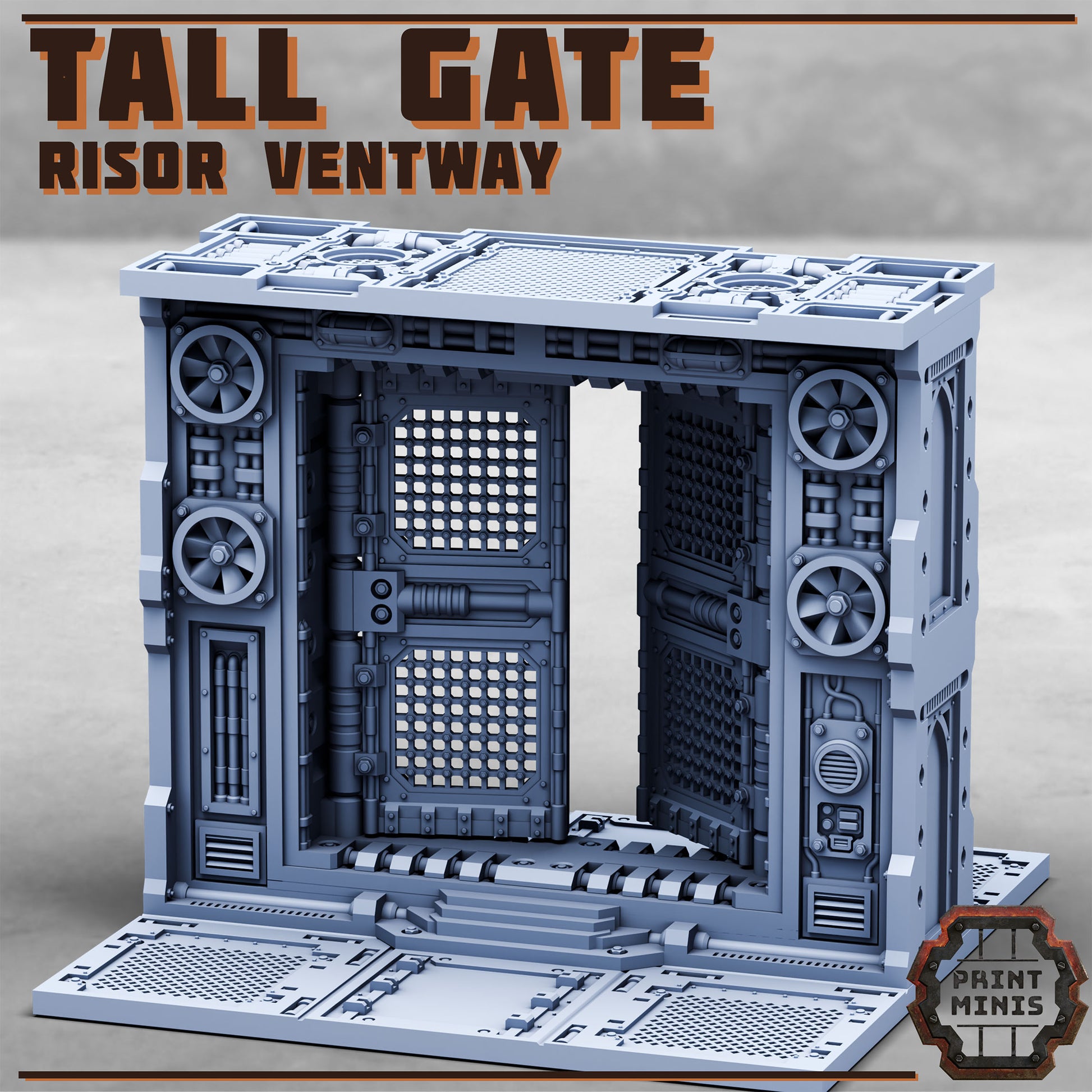 Risor Ventway 2 - Plasma, Archway and Gate - Sci-Fi Grimdark Mercenaries by Print Minis - photo 2