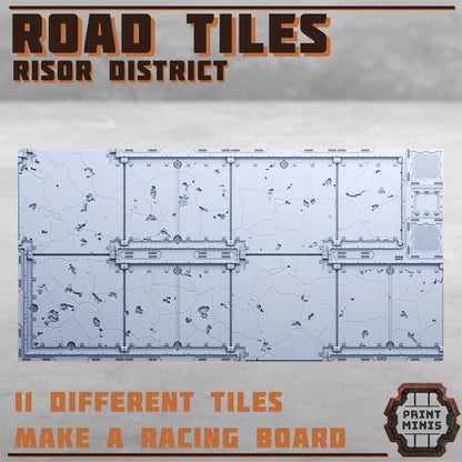 Risor Road Tiles - Sci-Fi Grimdark Mercenaries by Print Minis