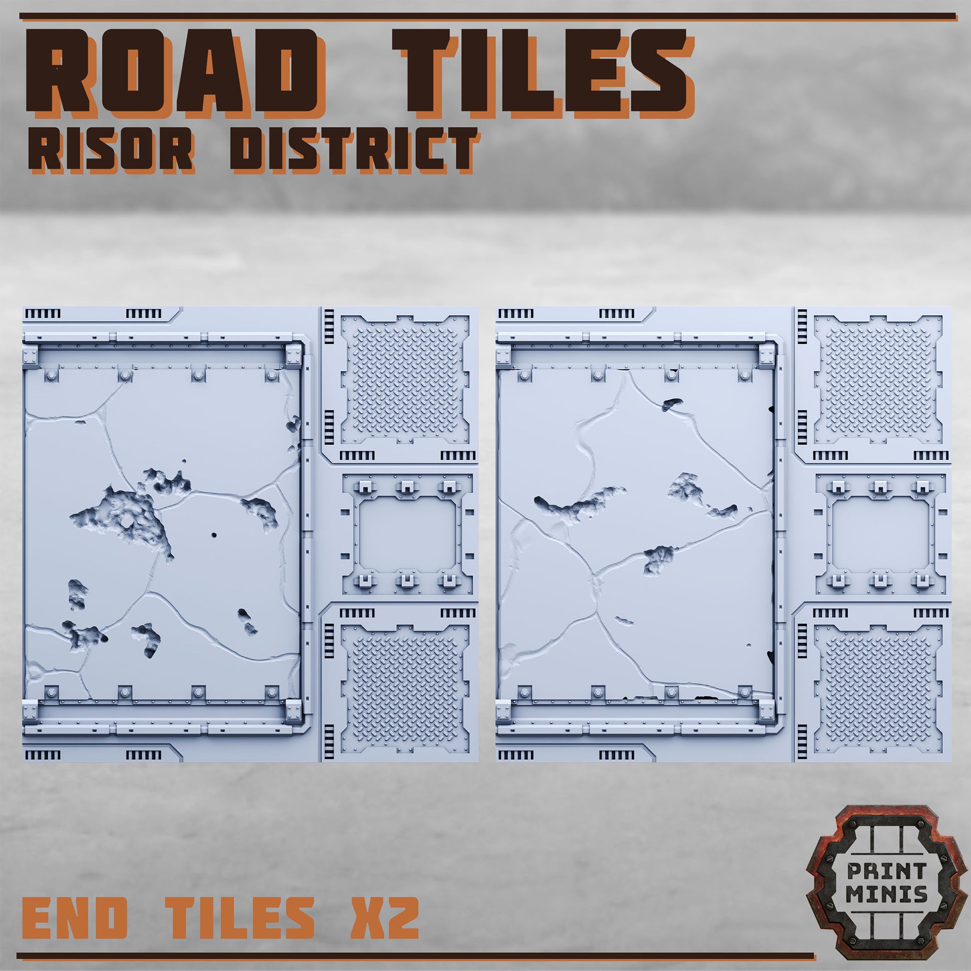 Risor Road Tiles - Sci-Fi Grimdark Mercenaries by Print Minis - photo 2